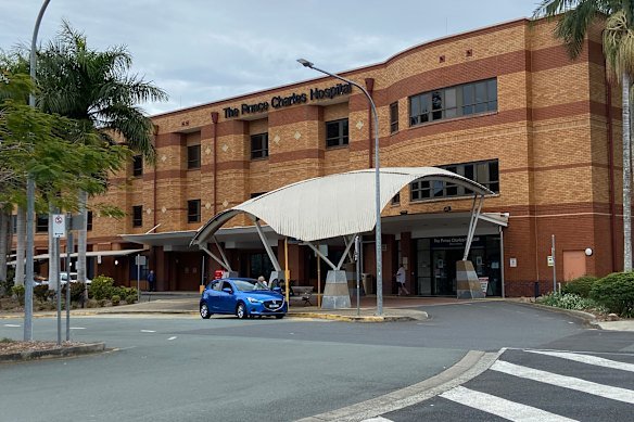 The Prince Charles Hospital main entrance in Brisbane