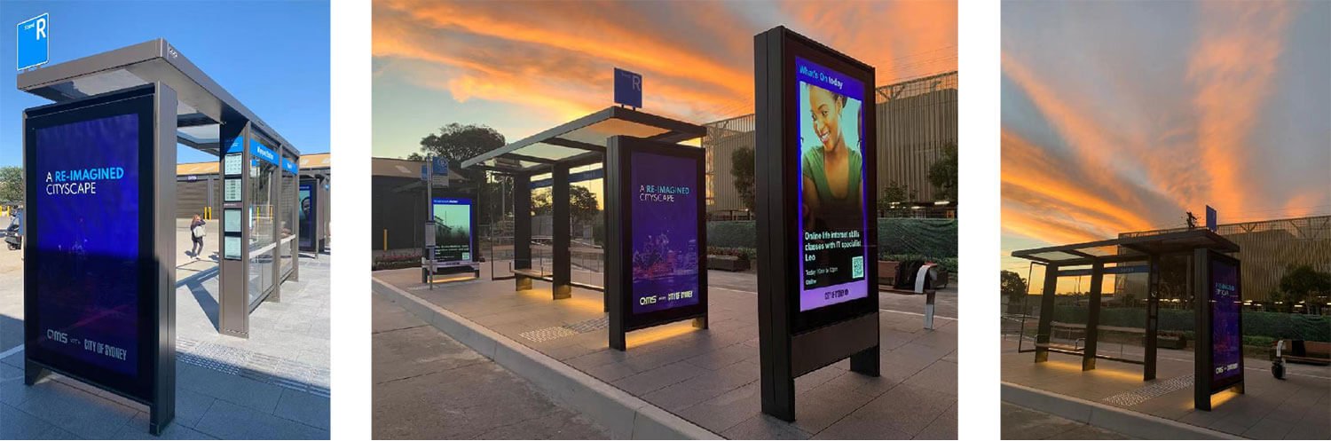 City of Sydney bus shelters