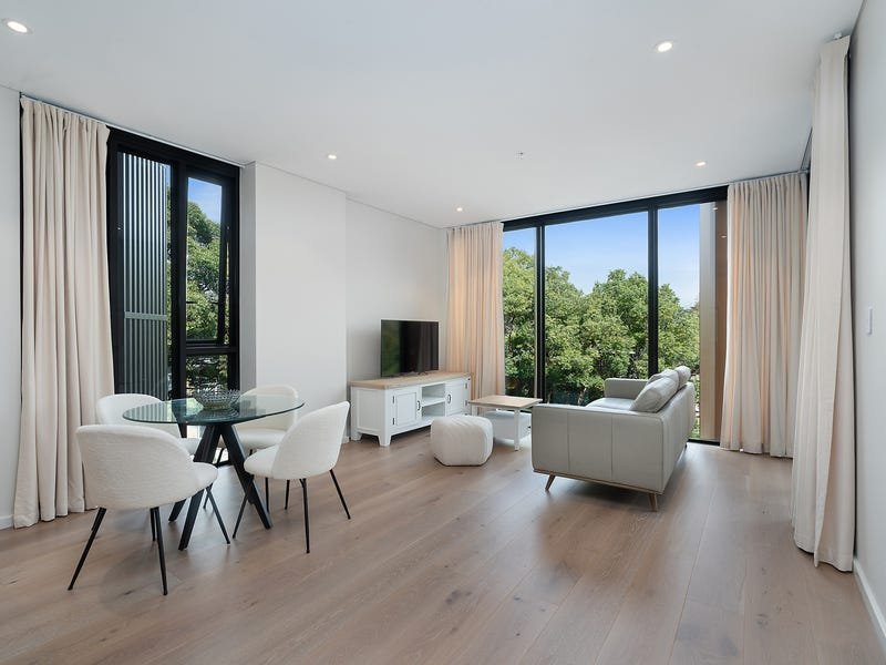 Apartment living area at Seymours Residences in Roseville