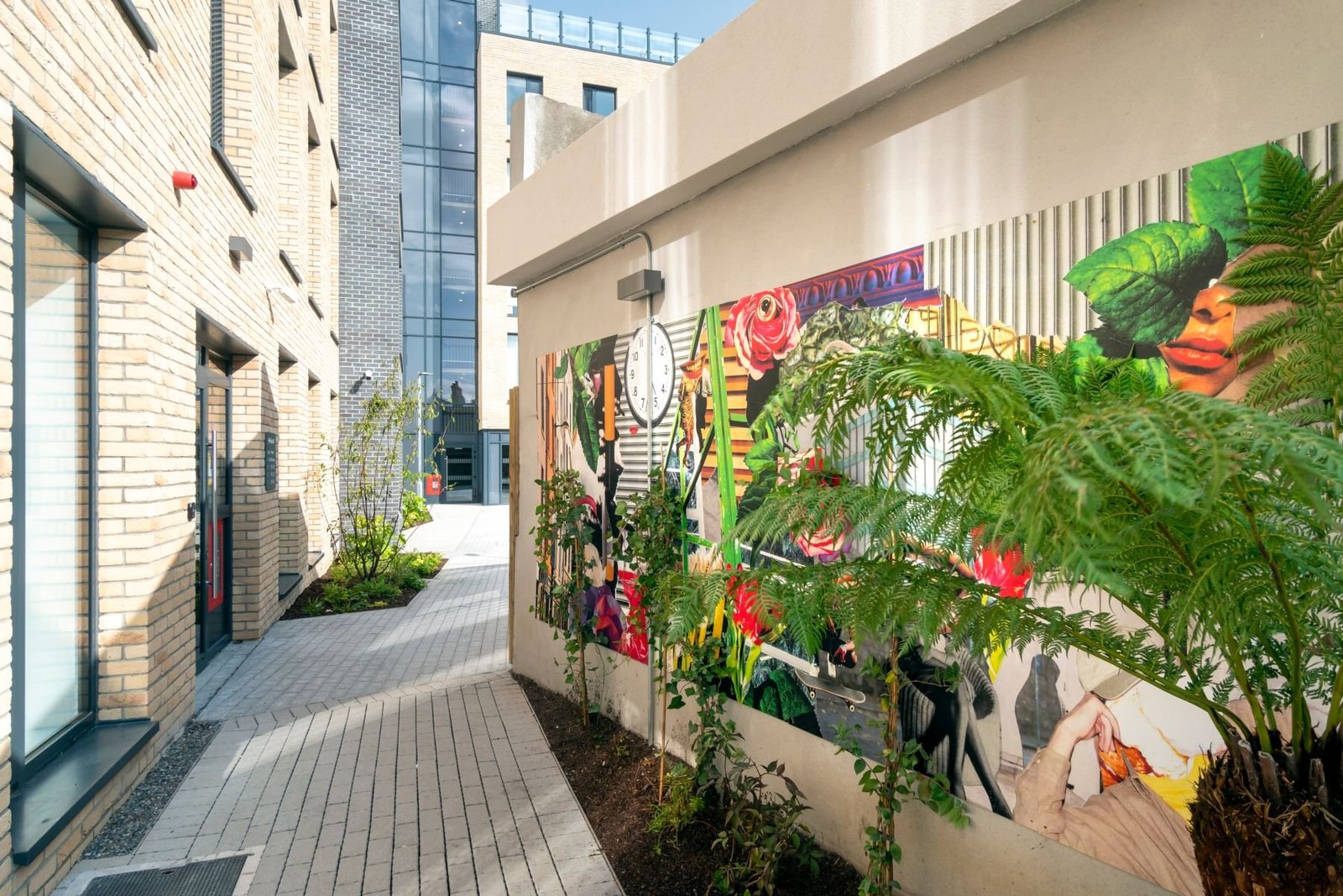 Stoneybatter Place student accommodation courtyard, Dublin
