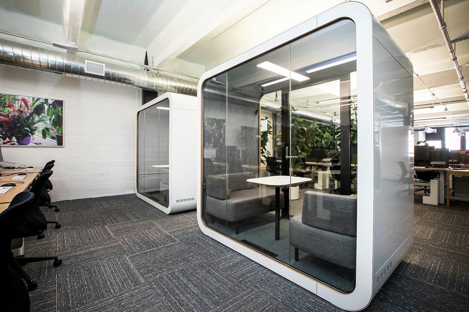 Representative image: white metal framed glass door